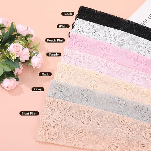 JATEBI 8 Pairs Women Lace Arm Sleeves, Floral Lace Hollow Arms Cover Elegant Long Fingerless Gloves for Wedding Tea Party in Kuwait