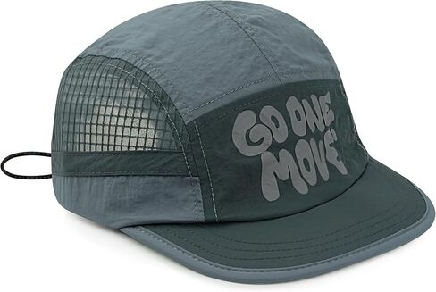 Clakllie Quick Dry 5 Panel Running Hat Breathable Mesh Hat Two-Tone Short Brim Hats Lightweight Baseball Cap Summer Sport Cap in Kuwait