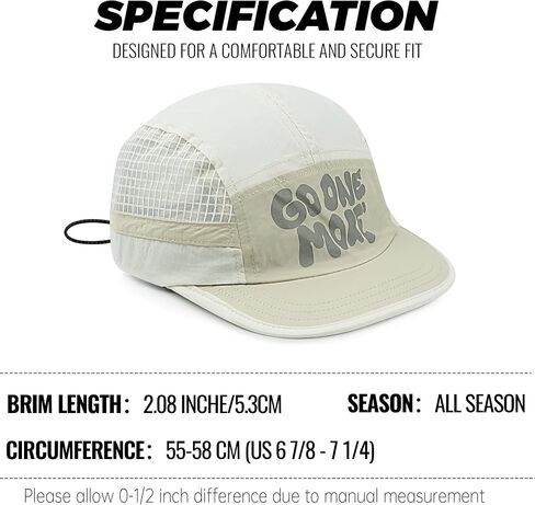 Clakllie Quick Dry 5 Panel Running Hat Breathable Mesh Hat Two-Tone Short Brim Hats Lightweight Baseball Cap Summer Sport Cap in Kuwait