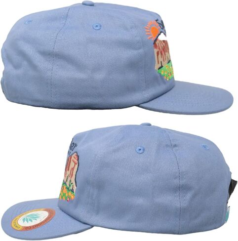 Sendero Provisions Co. Desert Bloom Adjustable Snapback Hat with Embroidered Design (Blue) - One Size in Saudi Arabia