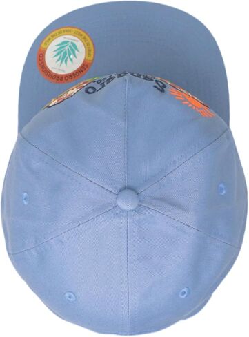 Sendero Provisions Co. Desert Bloom Adjustable Snapback Hat with Embroidered Design (Blue) - One Size in Saudi Arabia