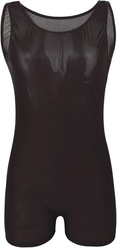 PURFUN Sexy Mens Leotard One Piece Bodysuit Wrestling Singlet Stretchy Jumpsuit Undershirt See Through Shapewear Lingerie in Saudi Arabia