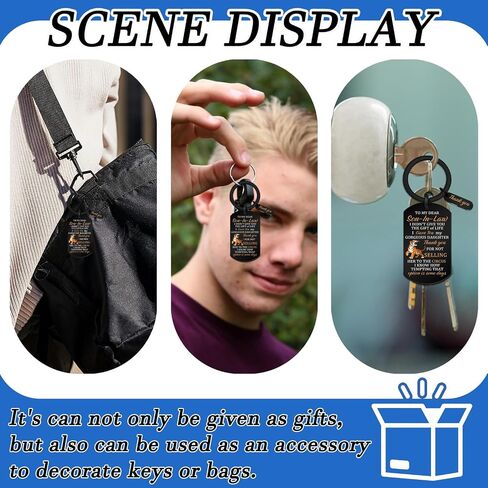 Fathers Day Gift For Son In Law From Mother In Law Birthday Funny Gift For Son In Law Engagement Wedding Gifts For Groom From Father Mother Father Day Gifts For Son Future Son-In-Law Keychain in Saudi Arabia