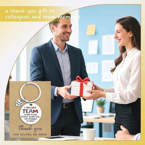 Thank You Keychain for Coworker Team Members Farewell Leaving Retirement Appreciation Gift for Staff Colleague Employee A Truly Great Team is Hard to Find Inspirational Keychain with Heart Charm in Saudi Arabia
