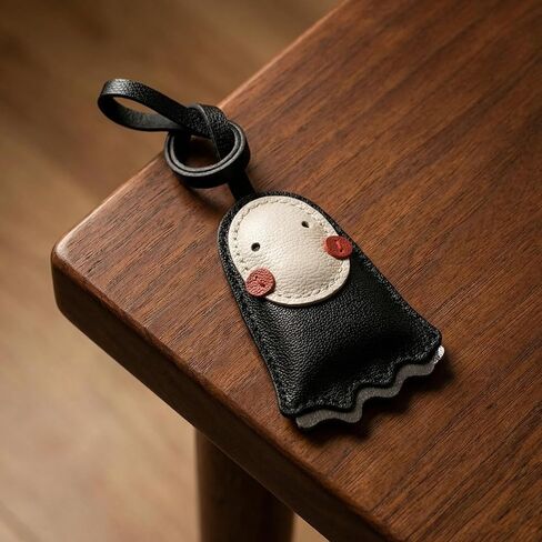 Rovian No Face Bag Charm, Black Purse Charms for Handbags, Funny Fashion Bag Accessories Key Charmsa in Saudi Arabia