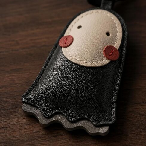 Rovian No Face Bag Charm, Black Purse Charms for Handbags, Funny Fashion Bag Accessories Key Charmsa in Saudi Arabia
