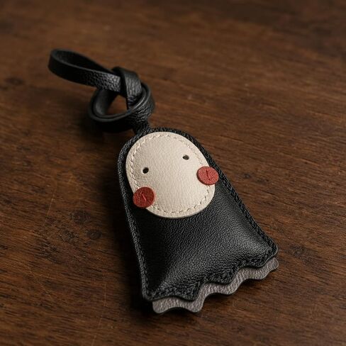Rovian No Face Bag Charm, Black Purse Charms for Handbags, Funny Fashion Bag Accessories Key Charmsa in Saudi Arabia