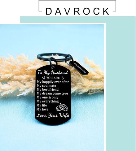 Funny Fathers Day Gift for Husband I Love You Keychain for Him Birthday Gift To My Husband Keychain I Love You Gifts for Him Anniversary Wedding Keychains for Men Fathers Day Valentine's Day Gift in Saudi Arabia