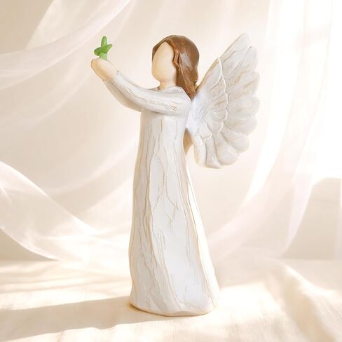 Guardian Angel Figurines for Women,Indoor Christmas Angels Figurines,Baptism Gifts for Girl in Saudi Arabia