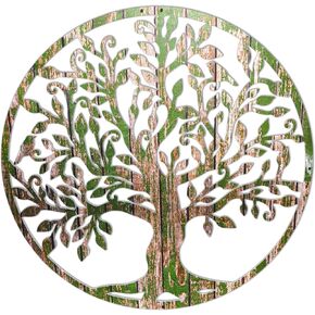 Venodeco Tree Of Life Wall Art | Metal-Wood | House Gift, Wall Decor, Wall Hanging, Wall Decor, Nautical Wall Tree in Saudi Arabia