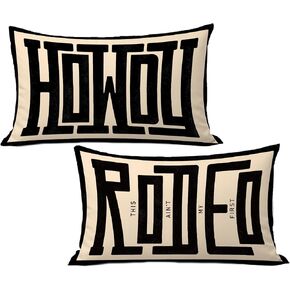 Howdy Pillow Cover 12x20, Western Southwestern Throw Pillows Cover for Cowgirl Cowboy Room Bedroom College Dorm Decor, Western Decor for Home in Saudi Arabia