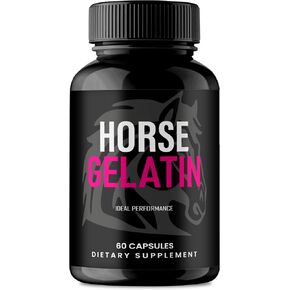 IDEAL PERFORMANCE Horse Gelatin Capsules, HorseGelatin Pills Reviews (60 Capsules) in Saudi Arabia