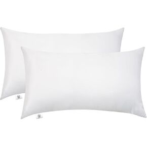 Throw Pillow Inserts 30 x 50cm (12" x 20"), Cushion Inserts, Hollowfibre Filling for Sofa, Bedding Cushion Pads (Pack of 2) in Saudi Arabia