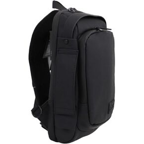 Smell Proof Executive Crossbody: Hidden Lock, USB-C Fast-Charge, Vegan Leather Sling Bag (7" x 4" x 12.6") in Saudi Arabia
