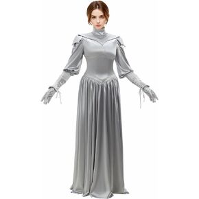 daizbella Renaissance Costume Women Medieval Knight Dress Set with Gloves and Wrist Armor in Saudi Arabia