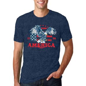 LBP American Flag Eagle Shirt Men's 1776 July Patriotic T Shirt 4th of July Tees USA Flag Shirt in Saudi Arabia