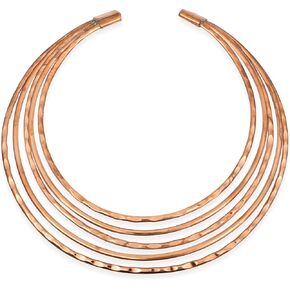Pure Copper 5 Strands Wire Choker Necklace Ethnic Necklace Copper Wire Design Handmade Jewelry for Men & Women in Saudi Arabia
