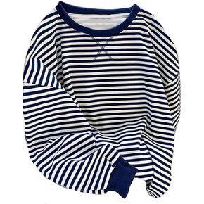 Women's sweatshirt Women's Striped Pullover Sweatshirt in Saudi Arabia