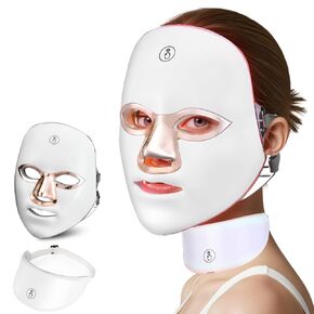 LED Face Mask for Wrinkles, Red Light Therapy for Face, Cordless NIR Red Light Therapy Mask with 7 Light Modes, 426 LEDs Rechargeable for Glowing Skin at Home in Saudi Arabia