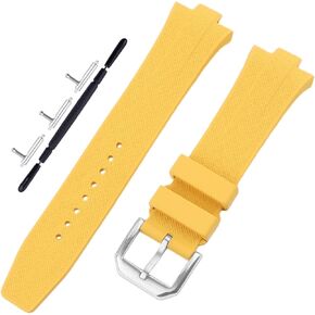 Quick Release 26mm Watch Strap Compatible with Citizen Tsuyosa Ref NJ0151 NJ0150 NJ0152 Rubber Band Replacement for men Silicone wirst watchband and women Bracelet in Kuwait