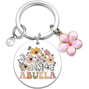 Abuela Gifts for Grandma Keychain Abuelos Birthday Gifts for Women Best Abuelita Mother's Day Christmas Gift for Abuela in Saudi Arabia