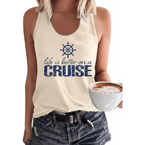 Dibs On The Captain Anchor Tank قميص المرأة س الرقبة فضفاضة قارب مرساة الجرافيك تانك المحملة الشاطئ أكمام Racerback سترة in Kuwait