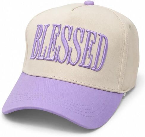 THE INSPIRATION CO. Blessed Hat - Christian Embroidered Baseball Cap for Women & Men, Faith-Based Adjustable Hat in Saudi Arabia