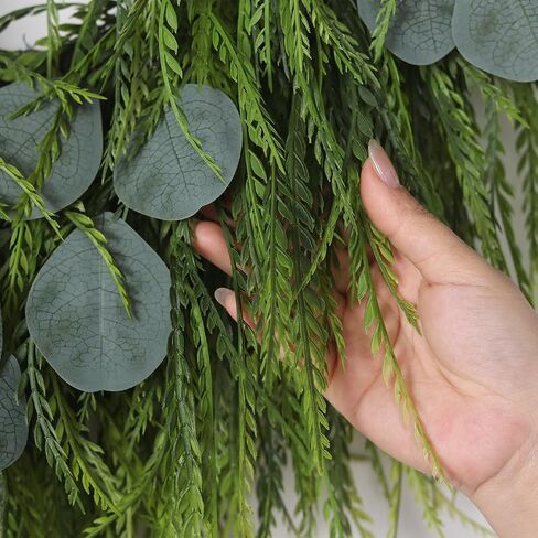 Artificial Saw Grass & Eucalyptus Wreath for Front Door, 22" Faux Saw Grass Fake Eucalyptu Greenery Hanging Heart Shaped Wreath for Wall, Farmhouse, Window,Home Decor | Spring Summer in Saudi Arabia