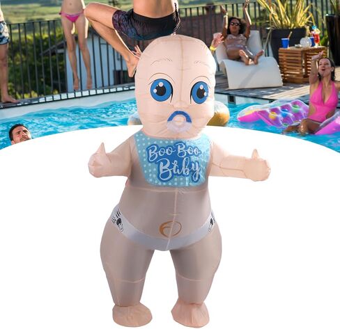 Zerodis Inflatable Baby Costume Funny Lightweight Adult Blow Up Costume for Cosplay Events, #111, Zerodisbo5dyexk8u in Kuwait