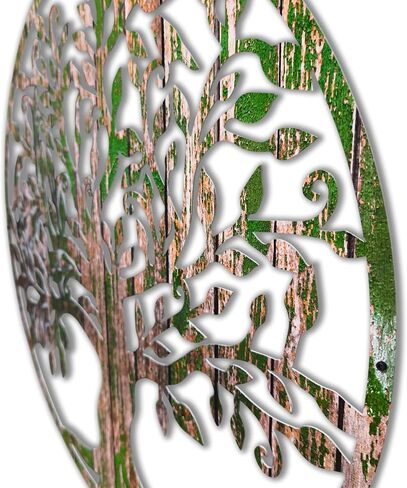 Venodeco Tree Of Life Wall Art | Metal-Wood | House Gift, Wall Decor, Wall Hanging, Wall Decor, Nautical Wall Tree in Saudi Arabia