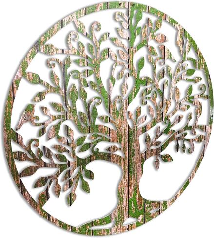 Venodeco Tree Of Life Wall Art | Metal-Wood | House Gift, Wall Decor, Wall Hanging, Wall Decor, Nautical Wall Tree in Saudi Arabia