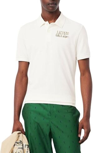 قميص بولو للجولف ذو قصة مريحة للرجال من Lacoste in Kuwait