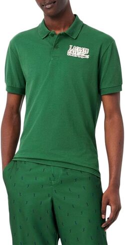 قميص بولو للجولف ذو قصة مريحة للرجال من Lacoste in Kuwait