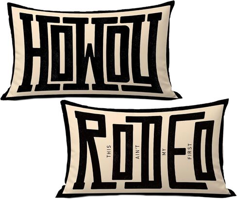 Howdy Pillow Cover 12x20, Western Southwestern Throw Pillows Cover for Cowgirl Cowboy Room Bedroom College Dorm Decor, Western Decor for Home in Saudi Arabia