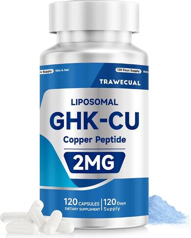 GHK-Cu Peptide – High-Purity GHK-Cu with Liposomal Delivery for Hair & Skin Support – 120 Caps. in Saudi Arabia