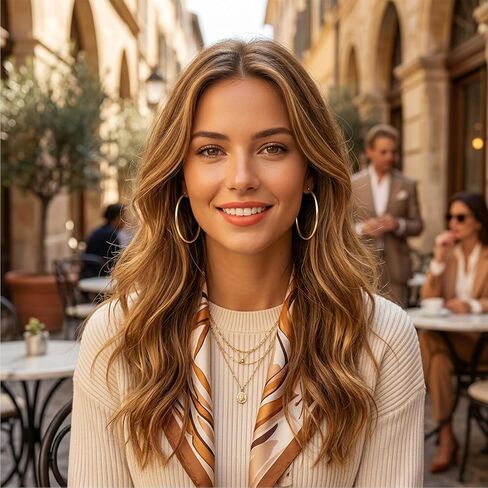10 Pairs Silver and Gold Hoop Earrings, Stainless Steel Hoop Earrings, Lightweight Dangle Earring Set Big Thin Jewelry for Women (20/30/40/50/60 mm) in Saudi Arabia