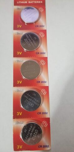 CR-2032 Lithium 3V Battery, 'coin cell', Sold As 10 Batteries in Kuwait