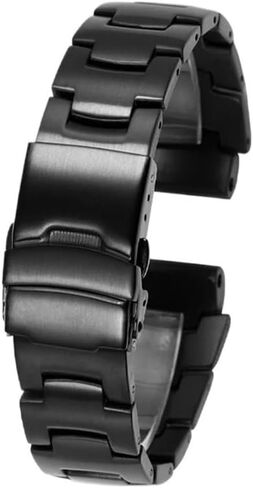 18mm Solid Stainless Strap Fit For Casio PROTREK PRG-260 PRG-270 PRG-550 PRW-3500/2500/5100 Strap Metal Replacement Wristband in Saudi Arabia