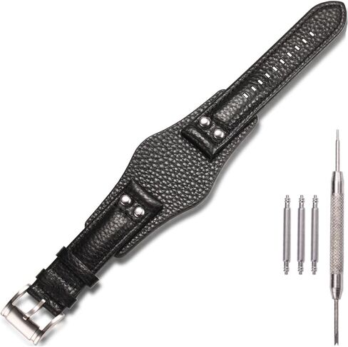 22mm Watch Strap Compatible with Fossil CH2891 CH2665 CH2564 CH2573 CH2574 Leather Bracelet Band Replacement Wirstband in Saudi Arabia