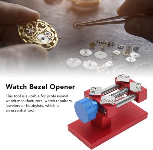 Oumefar Watch Bezel Remover Tool, Stainless Steel Watch Press Tool Bezel Baffle Removal Tool Hold The Bezel of Watch for Watch Manufactures, Watch Repairs Tools(Red) in Kuwait