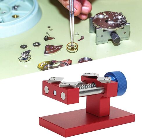 Oumefar Watch Bezel Remover Tool, Stainless Steel Watch Press Tool Bezel Baffle Removal Tool Hold The Bezel of Watch for Watch Manufactures, Watch Repairs Tools(Red) in Kuwait