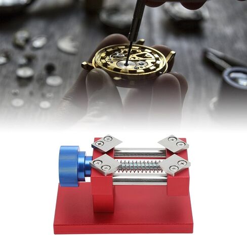 Oumefar Watch Bezel Remover Tool, Stainless Steel Watch Press Tool Bezel Baffle Removal Tool Hold The Bezel of Watch for Watch Manufactures, Watch Repairs Tools(Red) in Kuwait