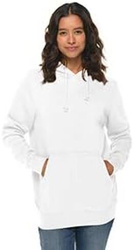 Lane Seven Unisex Heavyweight Pullover Hooded Sweatshirt XL White in Kuwait