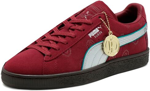 RED HAIRED SHANKS SUEDE SHOES BY PUMA in Kuwait