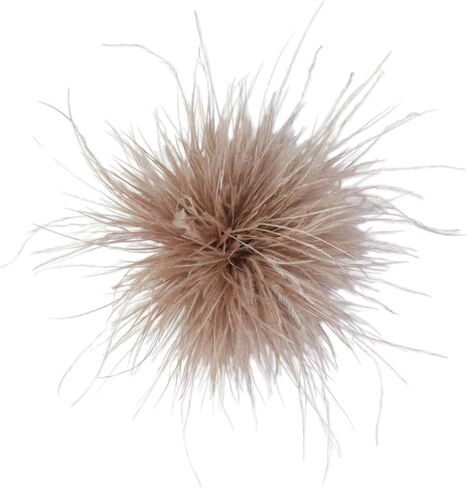 Dainty Feather Flower Brooches for Women,Elegant Feather Flower Lapel Pins Shawls Dress Accessories Wedding Party Fashion Jewelry in Kuwait