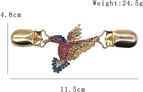 HZYFP HZYFPOY 4PCS Clothes Clip Animal Style Shawl Clip Cardigan Clips Sweater Collar Clips Antique Stylish Clips for Sweater one size in Saudi Arabia