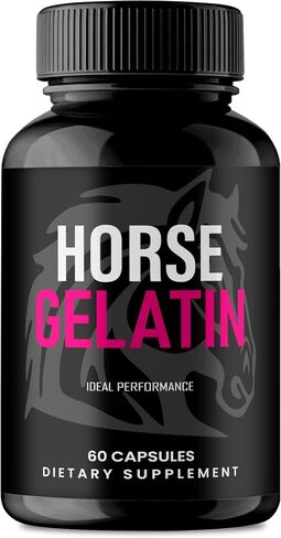 IDEAL PERFORMANCE Horse Gelatin Capsules, HorseGelatin Pills Reviews (60 Capsules) in Saudi Arabia
