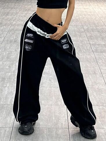 Contrast Color Print Wide Leg Pant in Kuwait