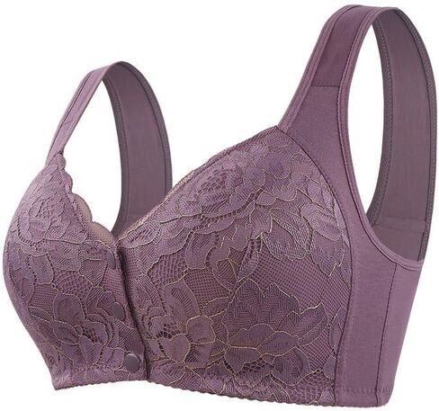Daisy Bras for Older Women No Underwire Front Closure Comfort Senior Wireless Snap in Saudi Arabia