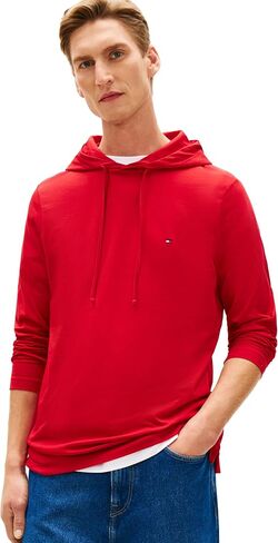 Tommy Hilfiger Men's Lightweight Long Sleeve Pullover Hoodie in Kuwait